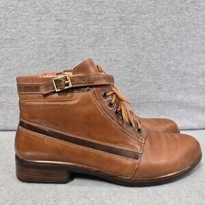 Naot Kona Brown Leather Boots Size 41